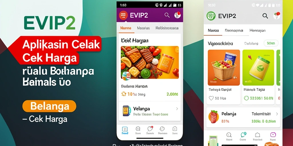 Tampilan antarmuka EVIP2 yang user-friendly untuk cek harga.