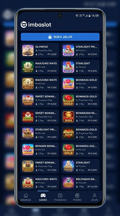 Tampilan link alternatif imbaslot